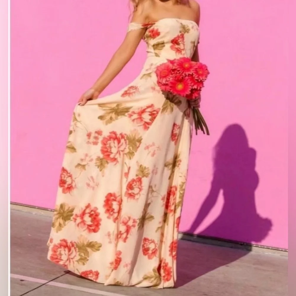 Reformation NWOT Isadora Gown in Carmine | Size 12 | Orig $428